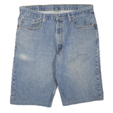 LEVI'S Mens Shorts Blue Denim XL W38 Casual Classic Fit Cotton Blend