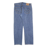 LEVI'S 501 Mens Jeans Blue Regular Straight Denim Medium W34 L30 Classic Button