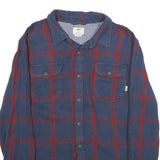 VANS Mens Blue & Red Check Shirt L Long Sleeve Cotton Casual Workwear