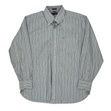 Tommy Hilfiger Striped Shirt - Large White Cotton