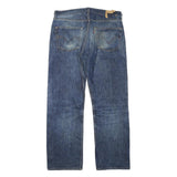 LEVI'S Mens Regular Fit Blue Denim Jeans W38 L30 Zip Closure Classic Style