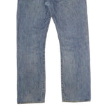 LEVI'S 501 Mens Jeans Blue Regular Straight Denim Medium W35 L30 Classic Button