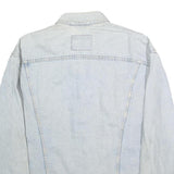 LEVI'S Mens Blue Denim Jacket 2XL Cotton Button Closure Plain Classic Fit Casual