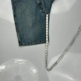 Authentic Collection Double Knee Carpenter Shorts - 30W 10L Blue Denim