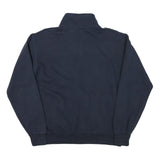 CHAMPION Mens Navy University Of San Diego 1/4 Zip Sweatshirt L Pullover Cotton