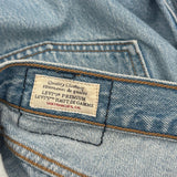 501 Levis Jeans - 32W UK 12 Light Wash Denim