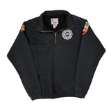 Fire Department Game 1/4 Zip - Large Black Polyester