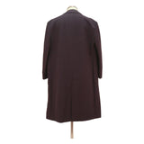 Mens Black Plain Classic Cotton Blend Button Jacket XL Casual Outerwear Coat