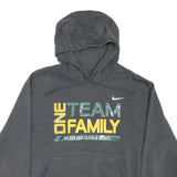 NIKE Mens Black Hoodie L One Team Family Graphic Sports Sweatshirt