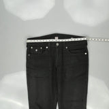 True Religion Contrast Stitch Jeans - 36W 31L Black Cotton