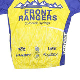 VOLER Mens Yellow & Blue Front Rangers Graphic T-Shirt M Short Sleeve Crew Neck