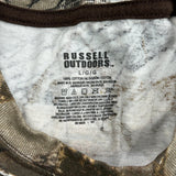 Russell Outdoors Long Sleeve T-Shirt - Large Camo Cotton