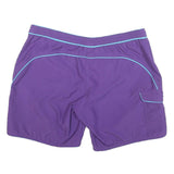 ADIDAS Mens Purple & Blue Casual Shorts L W31 Relaxed Fit Drawstring Pockets