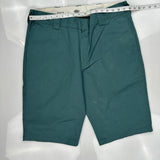 Dickies Slim Fit Chino Shorts - 36W 10L Green Polyester Blend