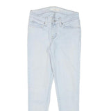 LEVI'S 711 Womens Slim Skinny Denim Light Blue W24 L25 Zip Fastening