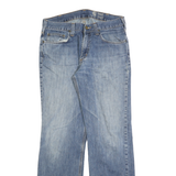 CARHARTT Mens Jeans Blue Relaxed Straight Denim Medium W32 L34 Workwear Zip