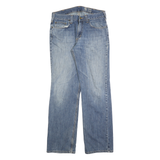 CARHARTT Mens Jeans Blue Relaxed Straight Denim Medium W32 L34 Workwear Zip