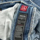 Structure Double Knee Carpenter Pants - 32W 30L Blue Denim