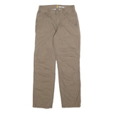 CARHARTT Mens Cotton Beige Relaxed Straight Trousers W30 L32 Workwear Casual