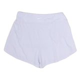 NIKE Womens White Casual Shorts L W36 Lightweight Polyester