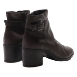 GEOX Ankle Boots Black Leather Womens UK 5