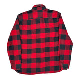 Levis Checked Flannel Shirt - XL Black Cotton