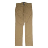 CHAPS Mens Cotton Blend Beige Regular Fit Straight Leg Trousers W32 L33
