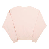 CHAMPION Womens Pink Crew Neck M Sweatshirt Long Sleeve Logo Pullover