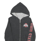 NIKE Mens Black Ohio State Zip Hoodie S OSU Logo Sportswear