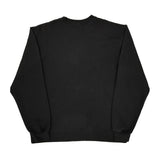 Adidas Sweatshirt - Large Black Cotton Blend