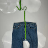 501 Levis Jeans - 36W 30L Blue Cotton
