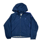 Adidas Windbreaker - XL Blue Polyester