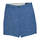 Polo By Ralph Lauren Chino Shorts - 32W 8L Blue Cotton