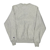 Reverse Weave Champion College Sweatshirt - Small Grey Cotton