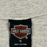 Motorcycles Harley Davidson Graphic T-Shirt - Small Grey Cotton