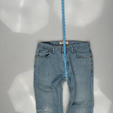 Levis 505 Jeans - 34W 29L Light Wash Denim