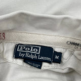 Polo By Ralph Lauren Polo Shirt - Medium Cream Cotton