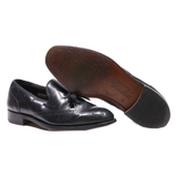 BOSTONIAN Loafer Shoes Black Leather Mens UK 9.5