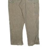 DICKIES Mens Relaxed Beige Cotton Blend Relaxed Fit Casual Trousers W38 L30