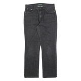 LAUREN RALPH LAUREN Womens Jeans Black Regular Straight Denim W30 L30 Cotton