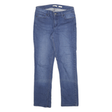 CALVIN KLEIN JEANS Womens Blue Regular Straight Denim Medium W28 L28 Classic Fit