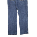 DICKIES Mens Regular Fit Blue Denim Jeans Button W34 L34 Cotton Blend