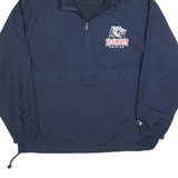 CHAMPION Mens Navy Blue Belmont Bruins Hooded Jacket XL Polyester Blend Plain