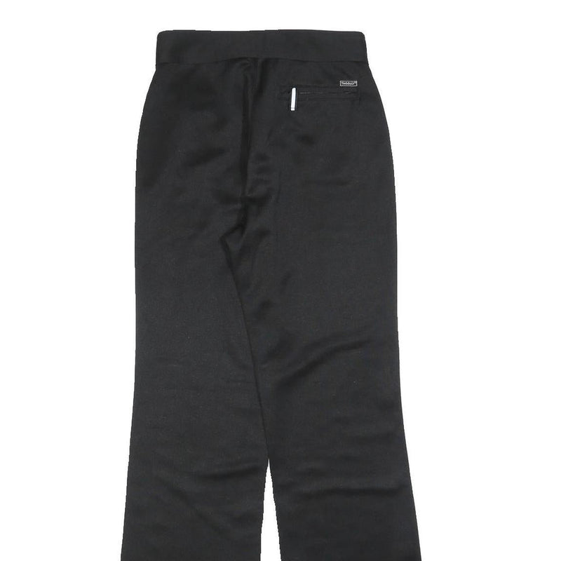 TEDDYS Girls Polyester Blend Black Embroidered Hem Regular Fit Straight Leg