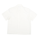 CATHY CHE Womens White & Cream Shirt XS Button Front Embroidered Lace