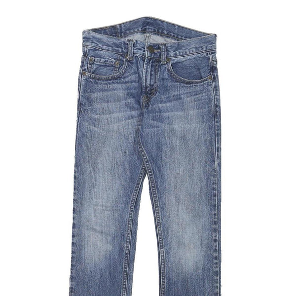 LEVI'S Boys Slim Blue Denim Jeans Zip W26 L26 Classic Fit Comfortable Stylish