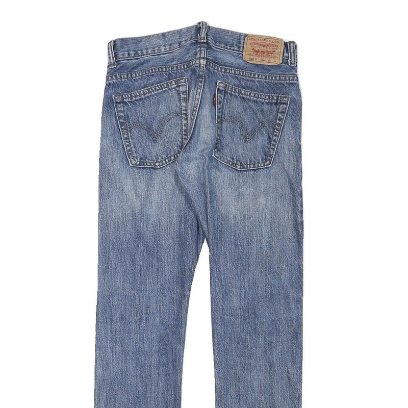 LEVI'S Boys Slim Blue Denim Jeans Zip W26 L26 Classic Fit Comfortable Stylish