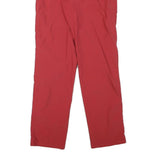 MAMMUT Womens Red Regular Fit Straight Polyester Blend Trousers W28 L32 Outdoor
