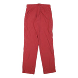MAMMUT Womens Red Regular Fit Straight Polyester Blend Trousers W28 L32 Outdoor
