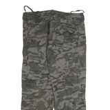 LS EAST Mens Cotton Blend Camouflage Regular Fit Straight Leg Trousers W40 L32